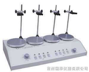 常州國華多頭磁力加熱攪拌器HJ-4（4頭）