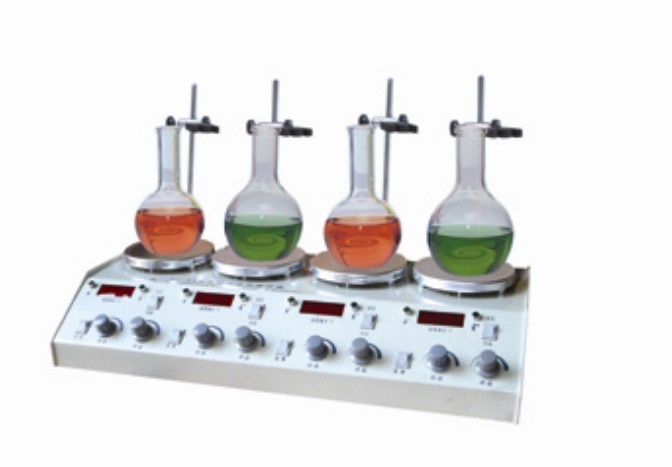 常州國華多頭恒溫磁力攪拌器（數顯溫度）HJ-4A（4頭）