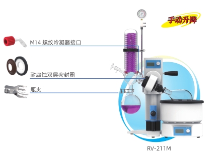 上海一恒旋轉(zhuǎn)蒸發(fā)儀RV-211M